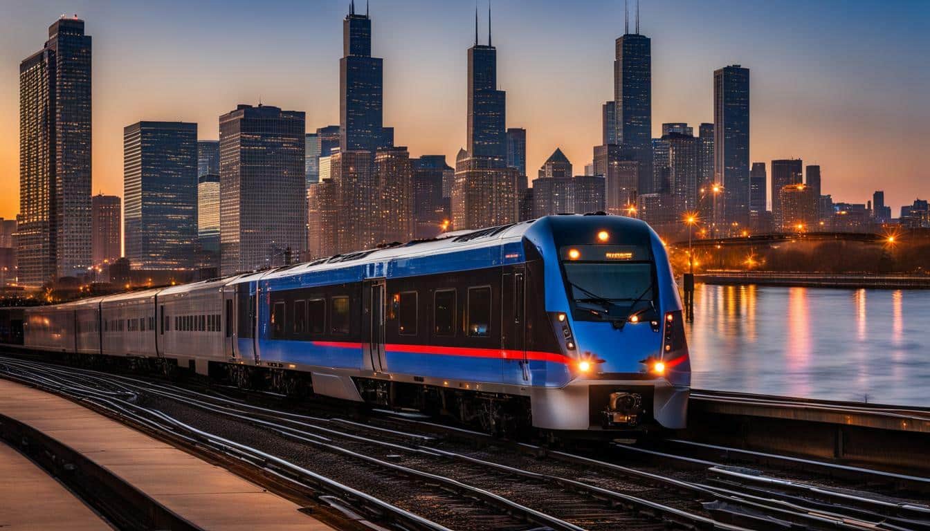 Metra Metropolitan Rail network image